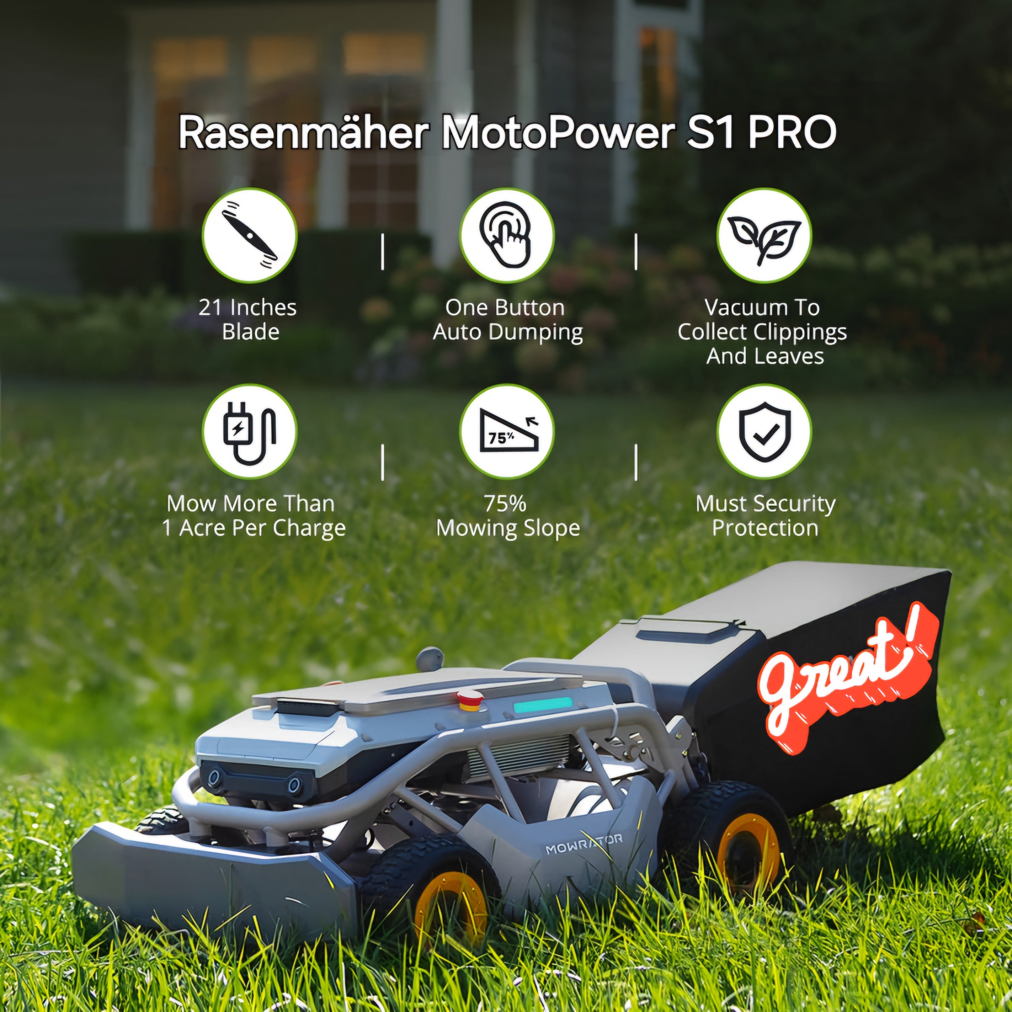 Mowrator S1 - 4WD 18Ah
