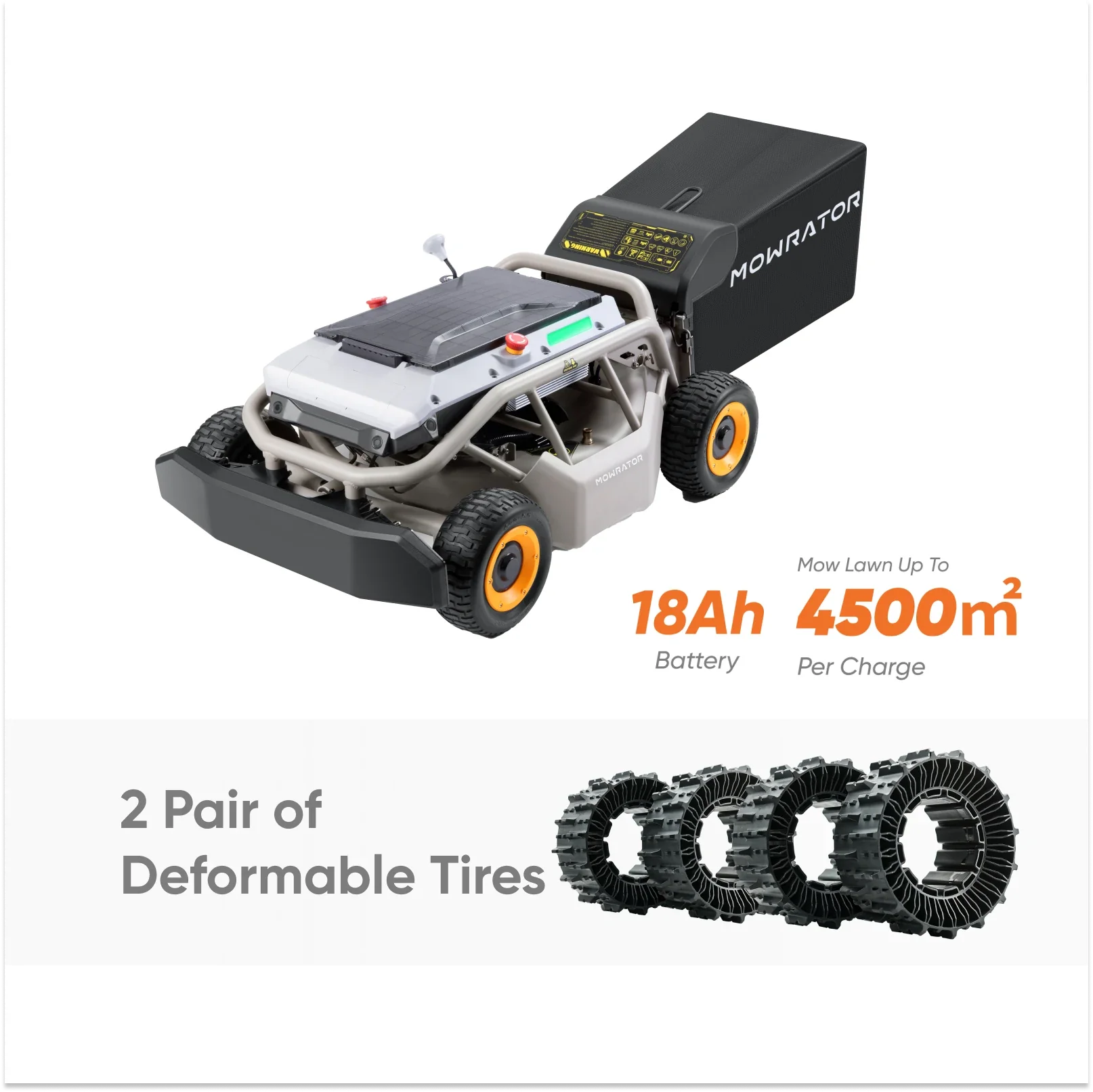 Mowrator S1 - 4WD (mit verformbaren Rädern)